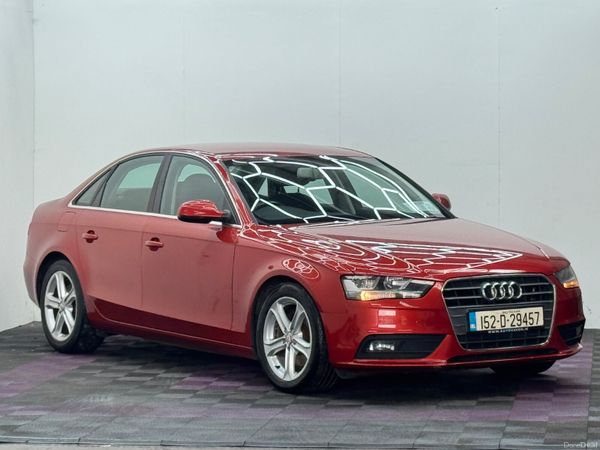 Audi A4 Saloon, Diesel, 2015, Red