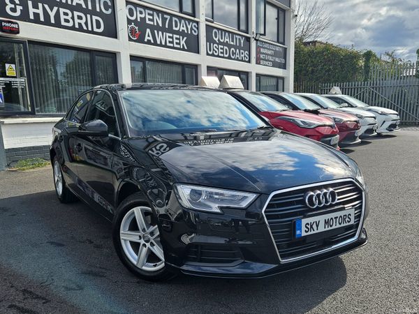 Audi A3 Saloon, Petrol Hybrid, 2017, Black