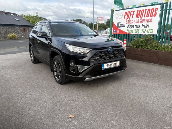 Toyota RAV4 SUV, Petrol Hybrid, 2019, Black