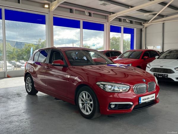 BMW 1-Series Hatchback, Petrol, 2017, Red