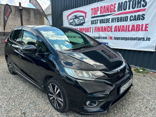 Honda Fit Hatchback, Petrol Hybrid, 2017, Black