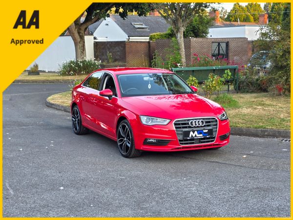 Audi A3 Saloon, Petrol, 2015, Red