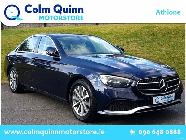 Mercedes-Benz E-Class Saloon, Petrol Hybrid, 2020, Blue