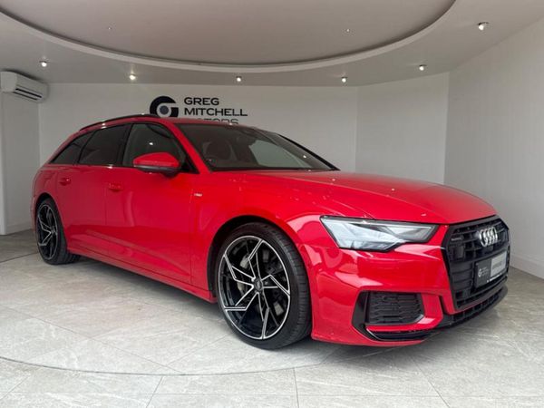 Audi A6 Estate, Petrol Hybrid, 2023, Red