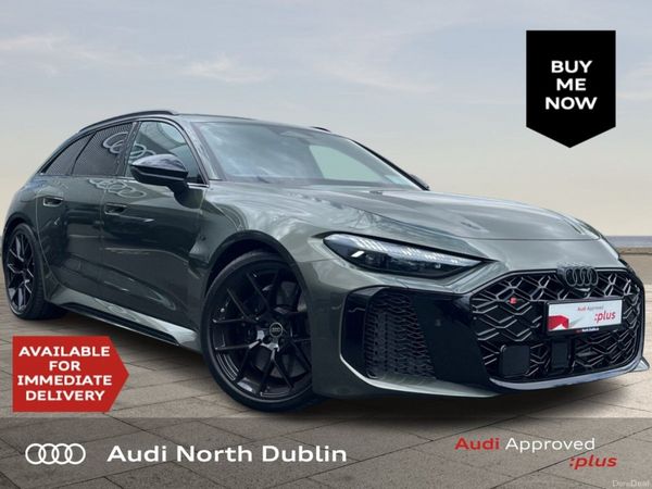 Audi RS5 Estate, Petrol Plug-in Hybrid, 2026, Green