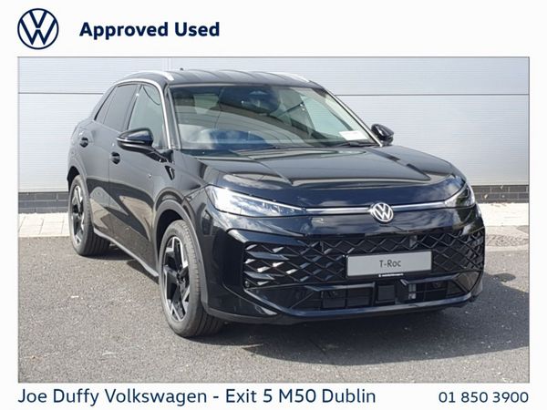 Volkswagen T-Roc SUV, Petrol, 2026, Black