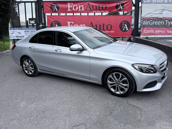 Mercedes-Benz C-Class Saloon, Petrol, 2017, Silver