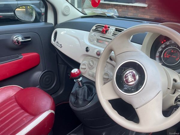 Fiat 500 Convertible, Petrol, 2014, White