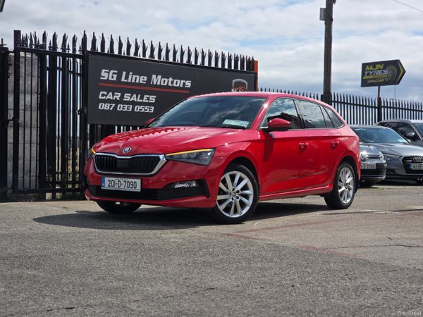 Skoda Scala Hatchback, Petrol, 2020, Red