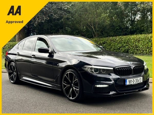 BMW 5-Series Saloon, Diesel, 2018, Black