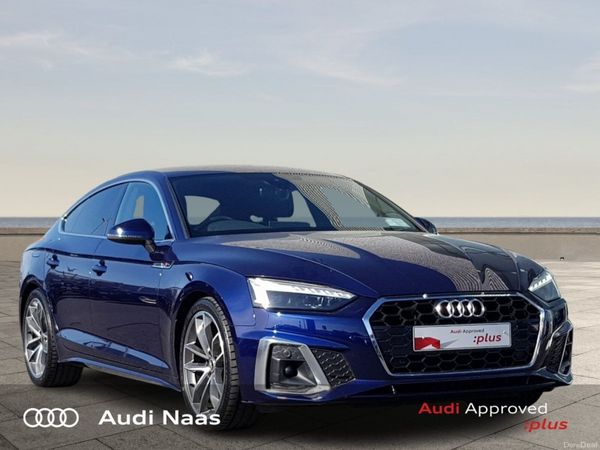 Audi A5 Coupe, Diesel Hybrid, 2023, Blue