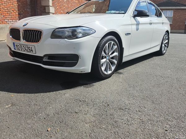 BMW 5-Series Saloon, Diesel, 2015, White