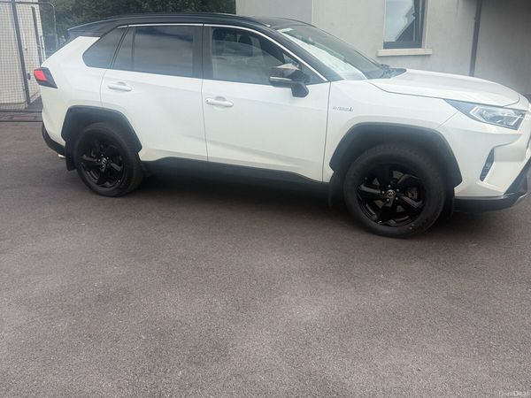 Toyota RAV4 SUV, Petrol Hybrid, 2020, White