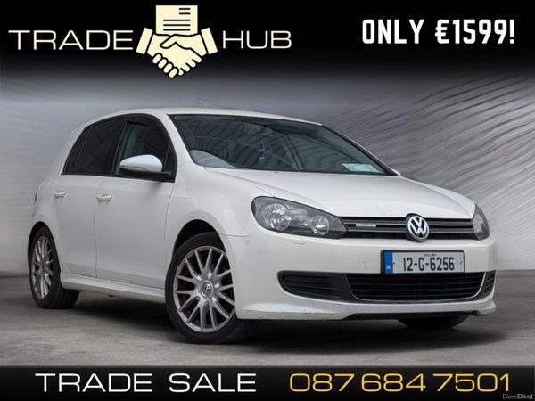 Volkswagen Golf Hatchback, Diesel, 2012, White