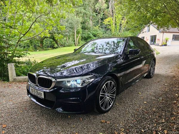 BMW 5-Series Saloon, Petrol Plug-in Hybrid, 2019, Black