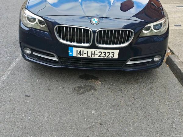 BMW 5-Series Saloon, Diesel, 2014, Blue