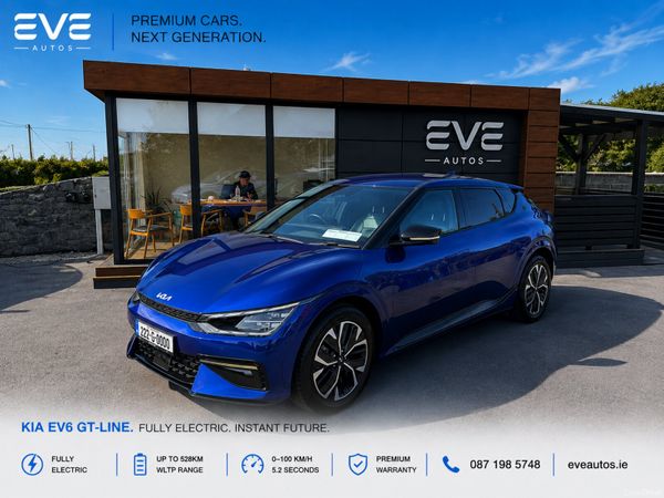Kia EV6 Hatchback, Electric, 2022, Blue