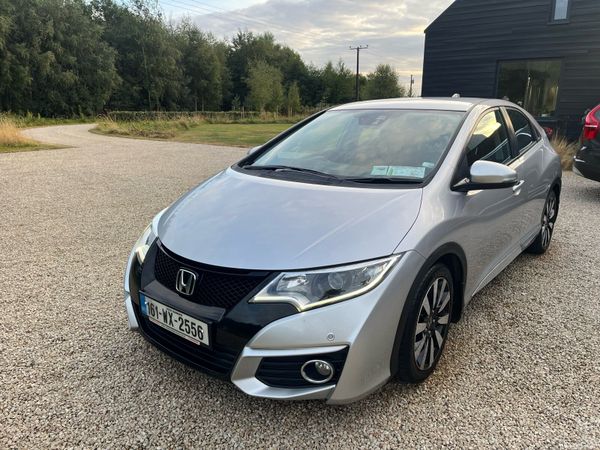 Honda Civic Hatchback, Petrol, 2016, Grey