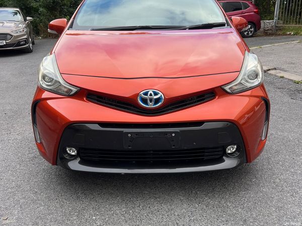 Toyota Prius MPV, Petrol Hybrid, 2015, Orange