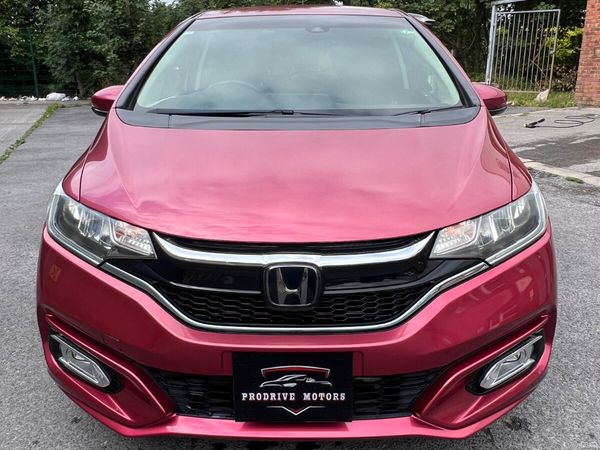 Honda Fit Hatchback, Petrol Hybrid, 2019, Red
