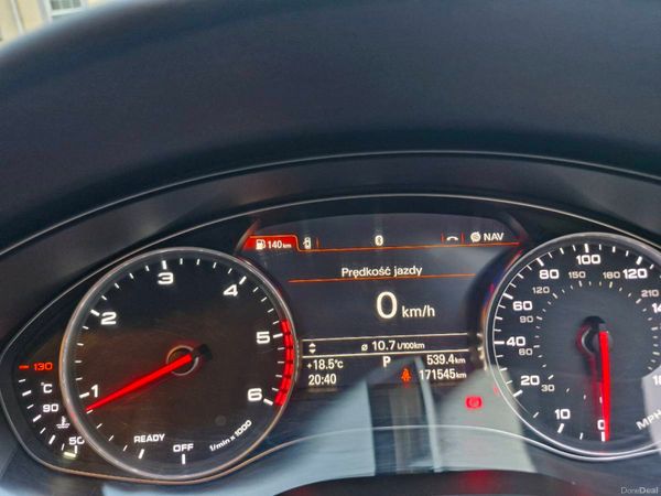 Audi A6 Saloon, Diesel, 2015, Black