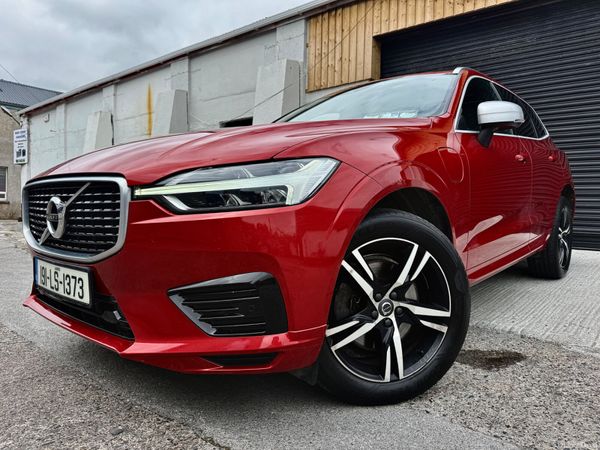 Volvo XC60 SUV, Petrol Plug-in Hybrid, 2019, Red