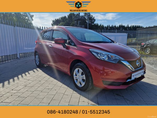 Nissan Note Hatchback, Petrol, 2017, Red