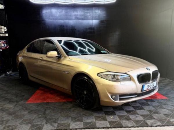 BMW 5-Series Saloon, Diesel, 2013, Gold