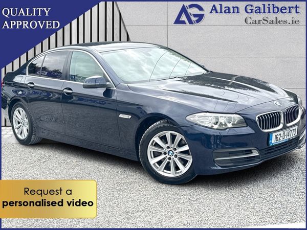 BMW 5-Series Saloon, Diesel, 2016, Blue