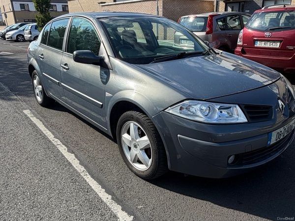 Renault Megane Saloon, Petrol, 2008, Grey