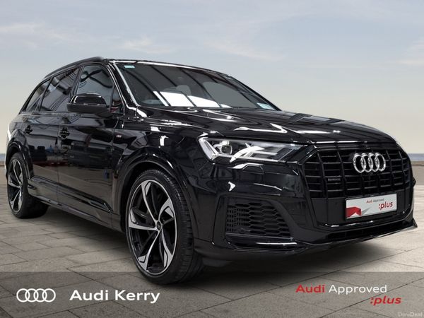 Audi Q7 SUV, Petrol Plug-in Hybrid, 2023, Black