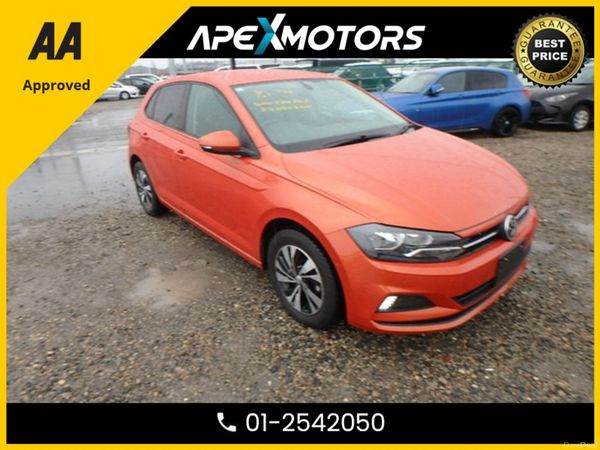 Volkswagen Polo Hatchback, Petrol, 2019, Orange
