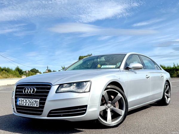 Audi A8 Saloon, Diesel, 2013, Silver