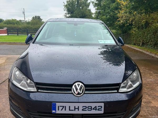 Volkswagen Golf Hatchback, Diesel, 2017, Blue