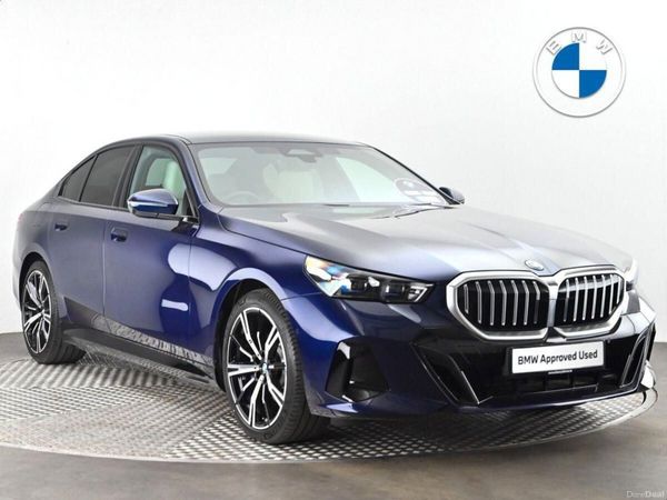 BMW 5-Series Saloon, Petrol Plug-in Hybrid, 2026, Blue