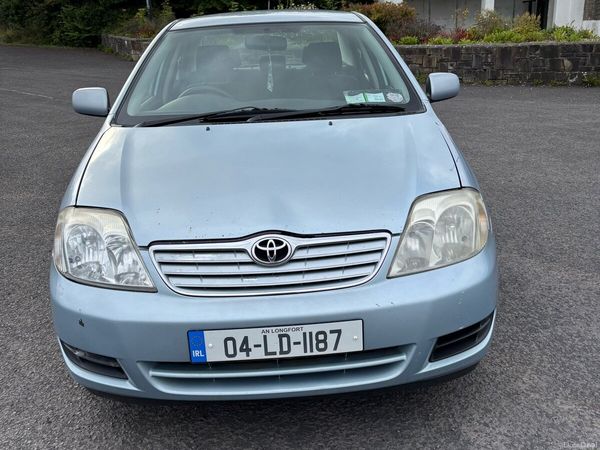 Toyota Corolla Saloon, Petrol, 2004, Blue