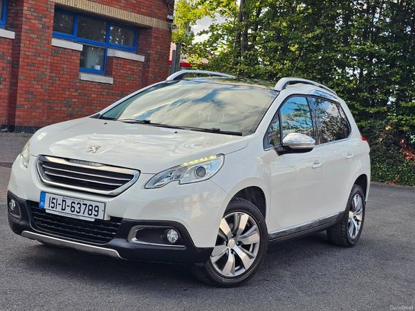 Peugeot 2008 SUV, Petrol, 2015, White