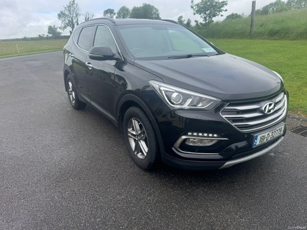 Hyundai Santa Fe SUV, Diesel, 2018, Black
