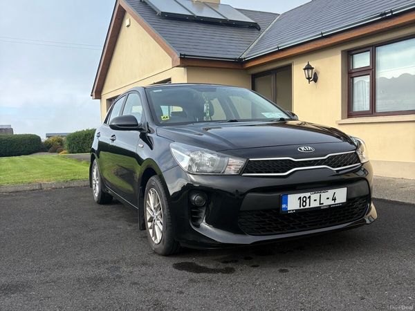 Kia Rio Hatchback, Petrol, 2018, Black