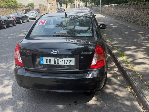 Hyundai Accent Saloon, Petrol, 2008, Black