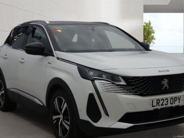 Peugeot 3008 SUV, Petrol Hybrid, 2023, White