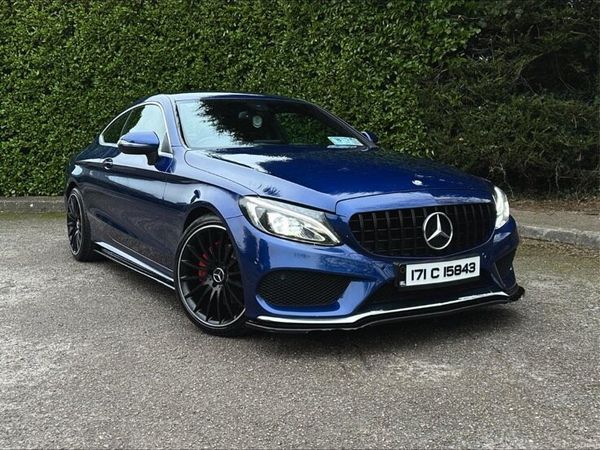 Mercedes-Benz C-Class Coupe, Diesel, 2017, Blue