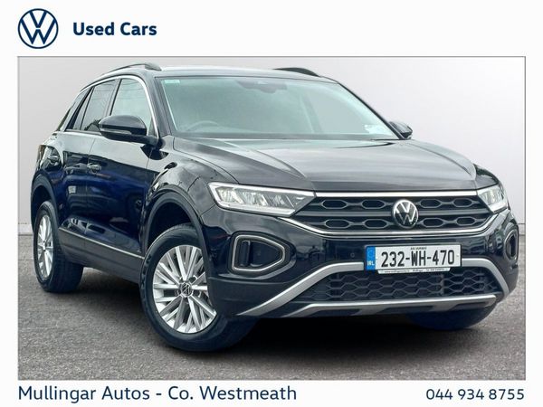 Volkswagen T-Roc SUV, Petrol, 2023, Black