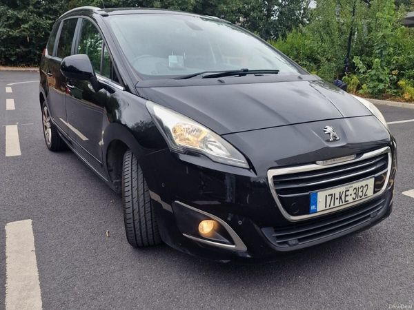 Peugeot 5008 MPV, Diesel, 2017, Black