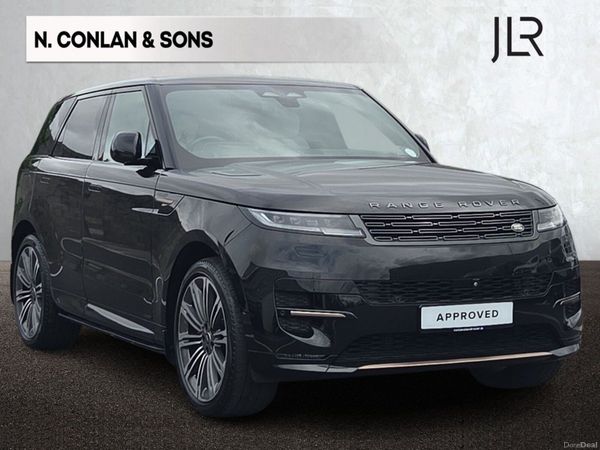 Land Rover Range Rover Sport SUV, Petrol Plug-in Hybrid, 2024, Black