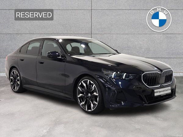 BMW 5-Series Saloon, Petrol Plug-in Hybrid, 2025, Black