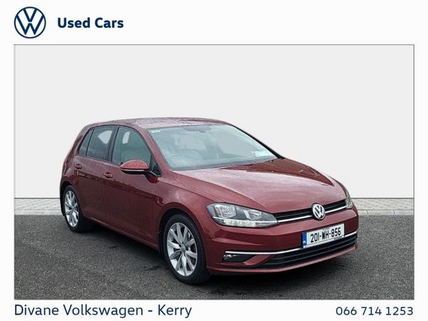 Volkswagen Golf Hatchback, Diesel, 2020, Red