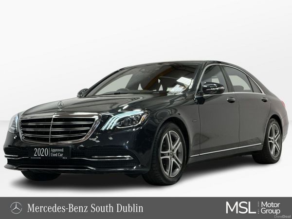 Mercedes-Benz S-Class Saloon, Petrol Plug-in Hybrid, 2020, Black