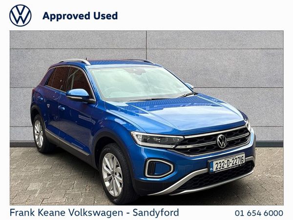 Volkswagen T-Roc SUV, Petrol, 2023, Blue