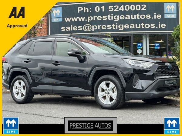 Toyota RAV4 SUV, Petrol Hybrid, 2021, Black